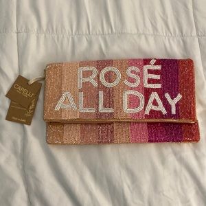 COPY - Beaded Clutch Rosé All Day
